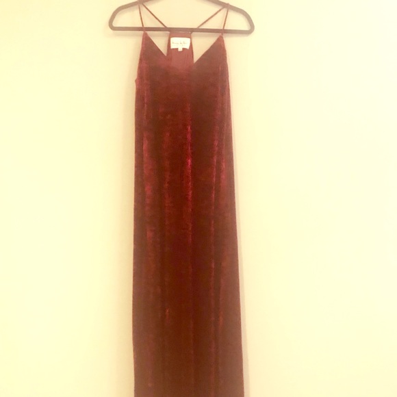 Nicole Miller Dresses & Skirts - Dark red velvet maxi dress. Nicole Miller. Holiday